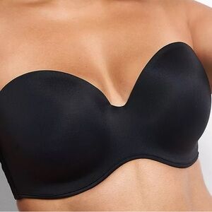 Cacique Women’s Multi Way Boost Strapless Bra Black Size 46DD